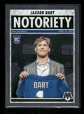 Jaxson Dart - 2025 Mosaic Football - Notoriety - Rookie