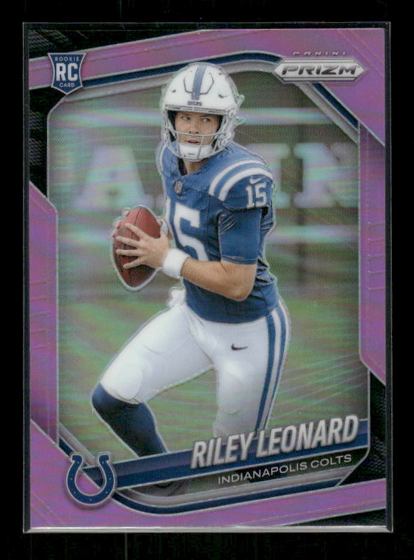 Riley Leonard - 2025 Prizm Football - Pink Prizm - Rookie