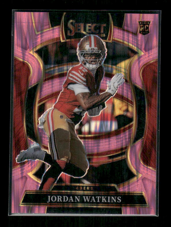 Jordan Watkins - 2025 Select Football - Pink Shock - Rookie