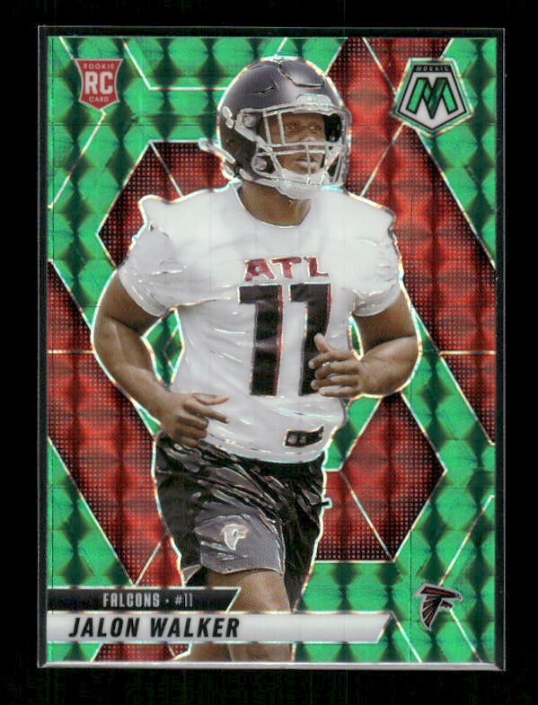 Jalon Walker - 2025 Mosaic Football - Green Mosaic - Rookie