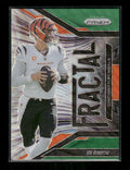 Joe Burrow - 2025 Prizm Football - Green Wave Fractal