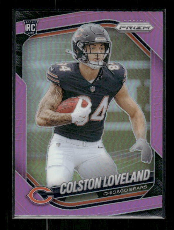 Colston Loveland - 2025 Prizm Football - Pink Prizm - Rookie
