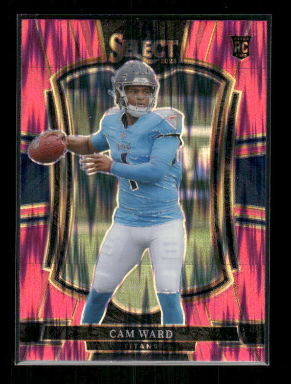 Cam Ward - 2025 Select Football - Premier Pink Shock - Rookie