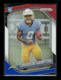 Omarion Hampton - 2025 Prizm Football - Red White & Blue - Rookie