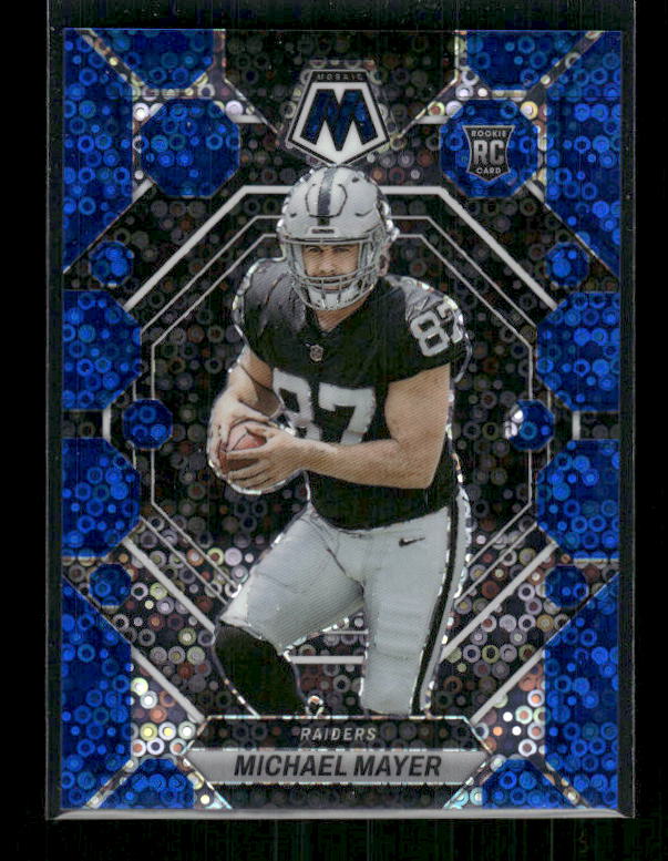 Michael Mayer - 2023 Mosaic Football - No Huddle Blue /75 - Rookie