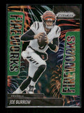 Joe Burrow - 2025 Prizm Football - Green Wave Fireworks