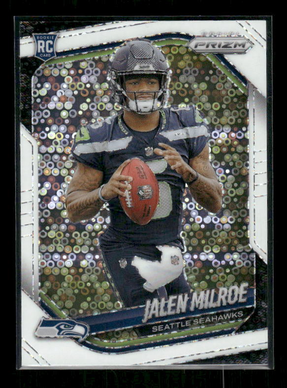 Jalen Milroe - 2025 Prizm Football - White Disco - Rookie