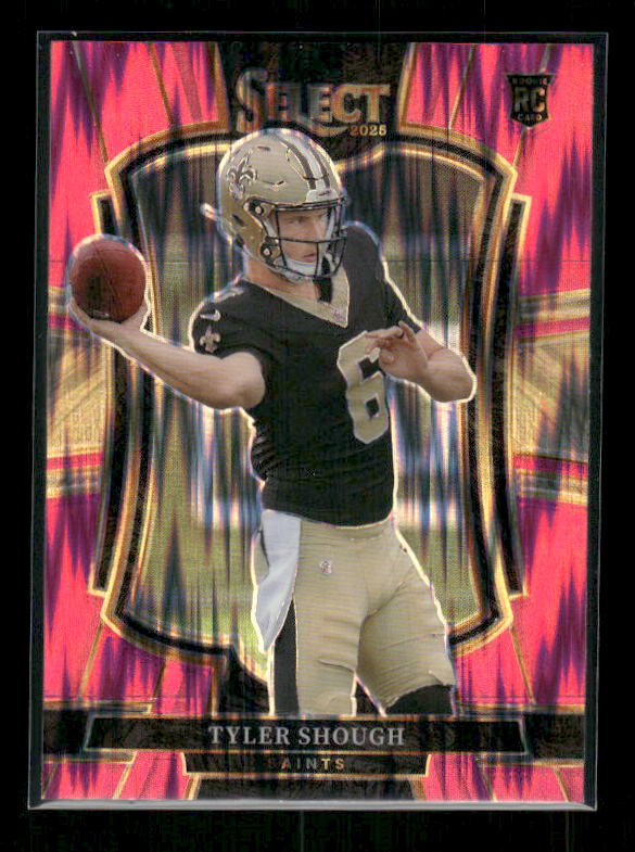 Tyler Shough - 2025 Select Football - Premier Pink Shock - Rookie
