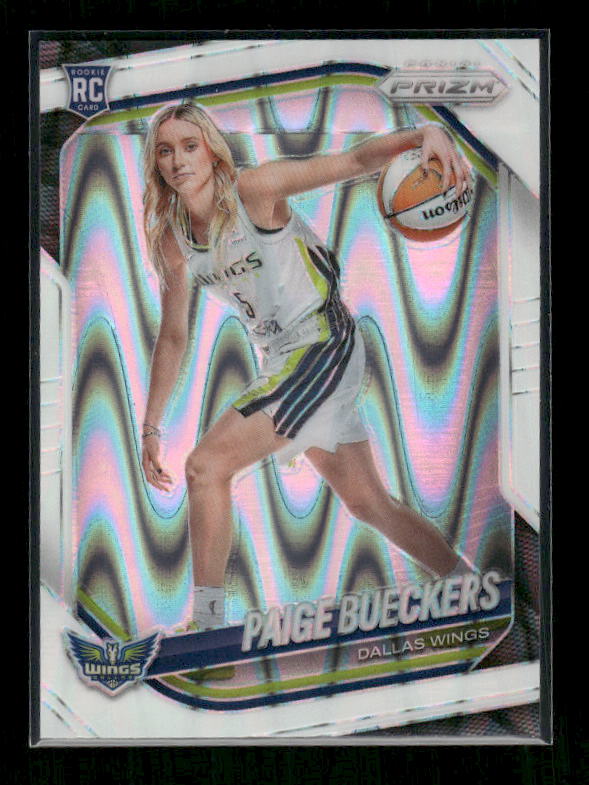 Paige Bueckers - 2025 Prizm WNBA - White Seismic - Rookie Variation