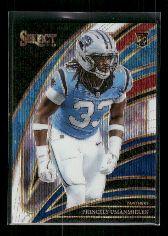 Princely Umanmielen - 2025 Select Football - Club Level Tri Color /249 - Rookie