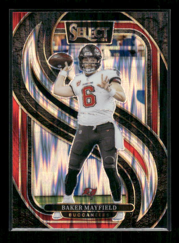 Baker Mayfield - 2024 Select Football - Red & Black Shock - Premier Level