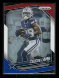 CeeDee Lamb - 2025 Prizm Football - Red White & Blue Prizm