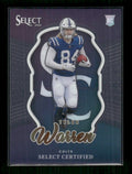 Tyler Warren - 2025 Select Football - Select Certified - Rookie