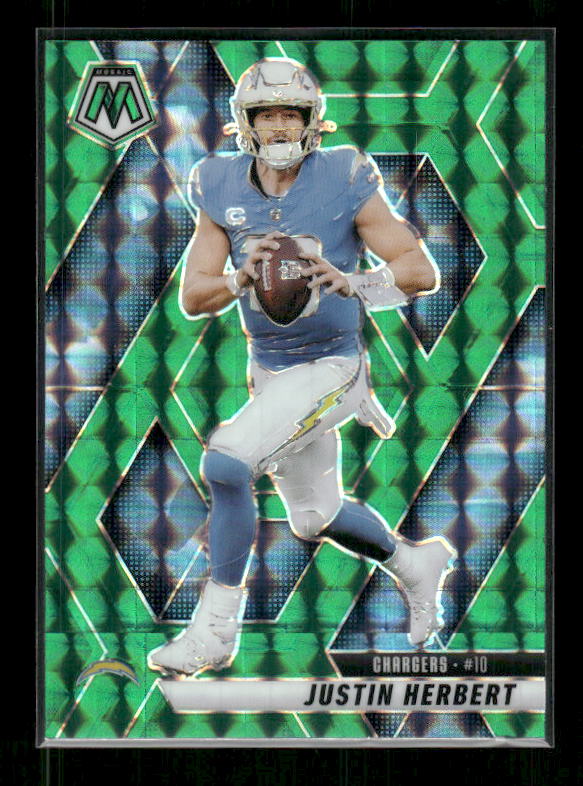 Justin Herbert - 2025 Mosaic Football - Green Mosaic