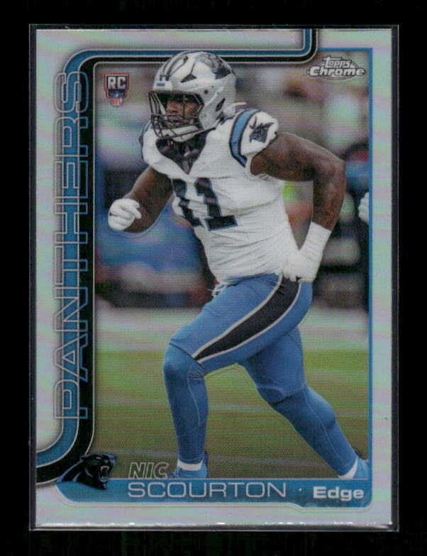 Nic Scourton - 2025 Topps Chrome Football - Refractor - Rookie