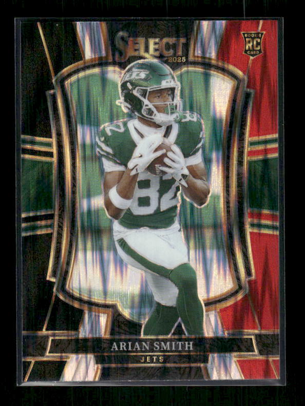 Arian Smith - 2025 Select Football - Premier Black & Red Shock - Rookie