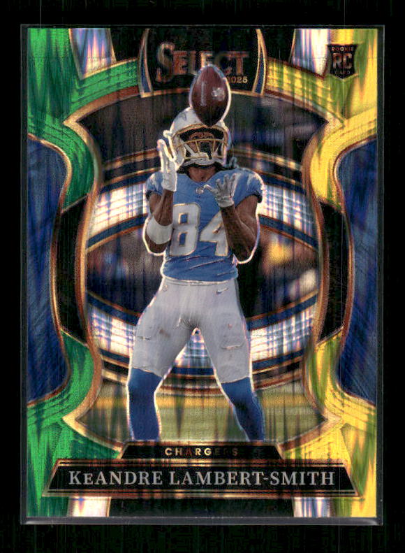 KeAndre Lambert Smith - 2025 Select Football - Green & Yellow Shock - Rookie