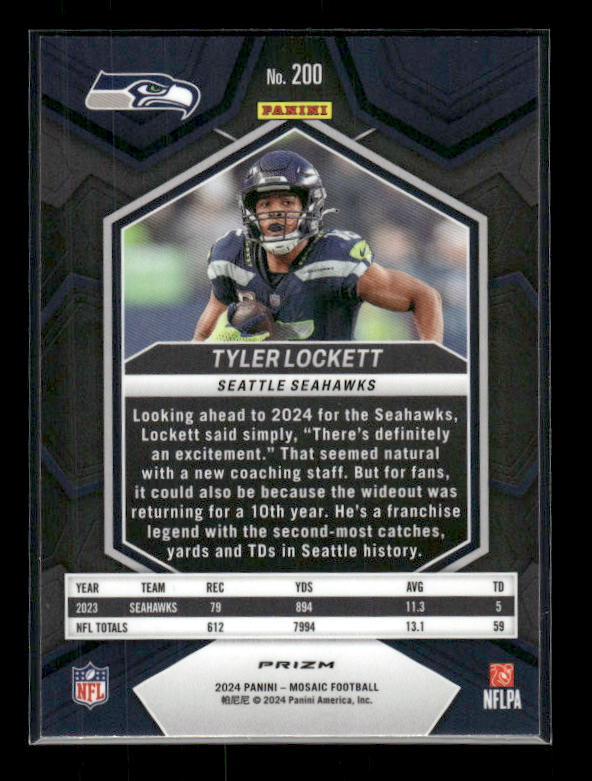 Tyler Lockett - 2024 Mosaic Football - Red Sparkle SP