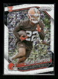 Dylan Sampson - 2025 Prizm Football - White Disco Prizm - Rookie