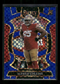 Alfred Collins - 2025 Select Football - Blue Checker /249 - Rookie