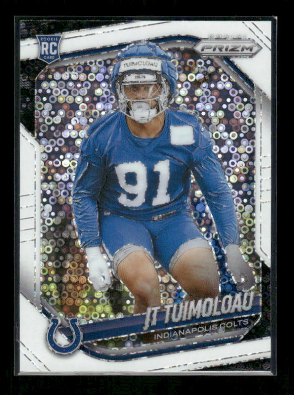 JT Tuimoloau - 2025 Prizm Football - White Disco - Rookie