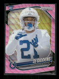 DJ Giddens - 2025 Prizm Football - Pink Wave - Rookie