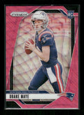 Drake Maye - 2024 Prizm Football - Pink Wave - Rookie