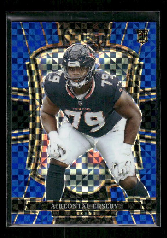Aireontae Ersery - 2025 Select Football - Premier Level Blue Checker /175 - Rookie