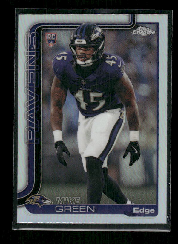 Mike Green - 2025 Topps Chrome Football - Refractor - Rookie