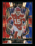 Patrick Mahomes - 2025 Select Football - Red & Blue Shock