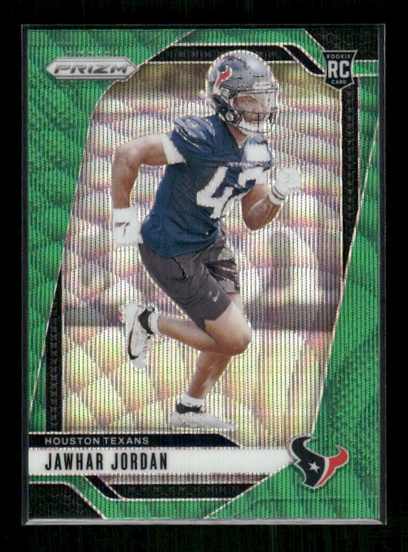 Jawhar Jordan - 2024 Panini Prizm - Green Wave Prizm - Rookie