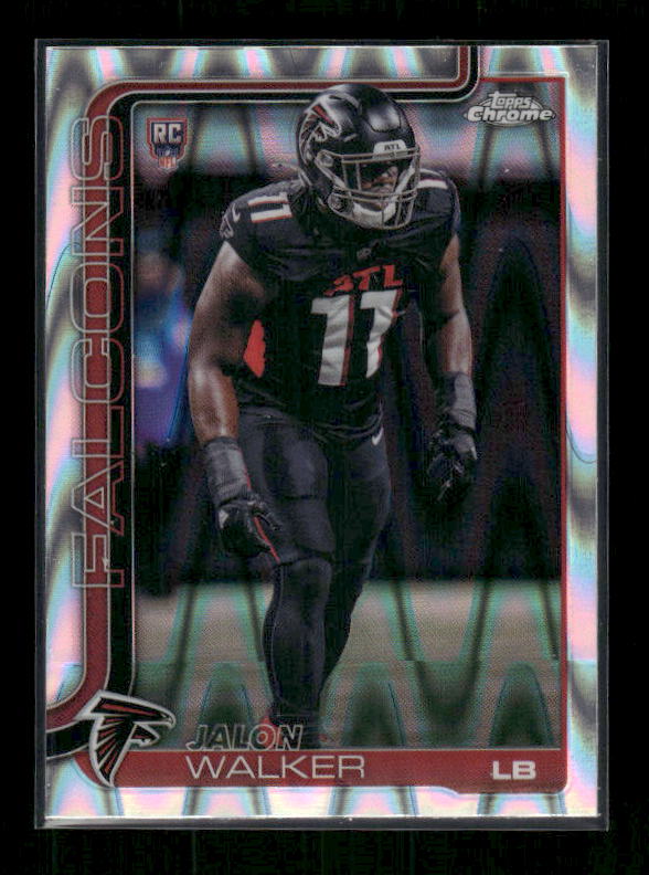 Jalon Walker - 2025 Topps Chrome Football - Raywave - Rookie