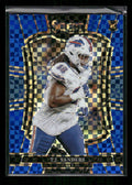 T.J. Sanders - 2025 Select Football - Premier Level Blue Checker /175 - Rookie