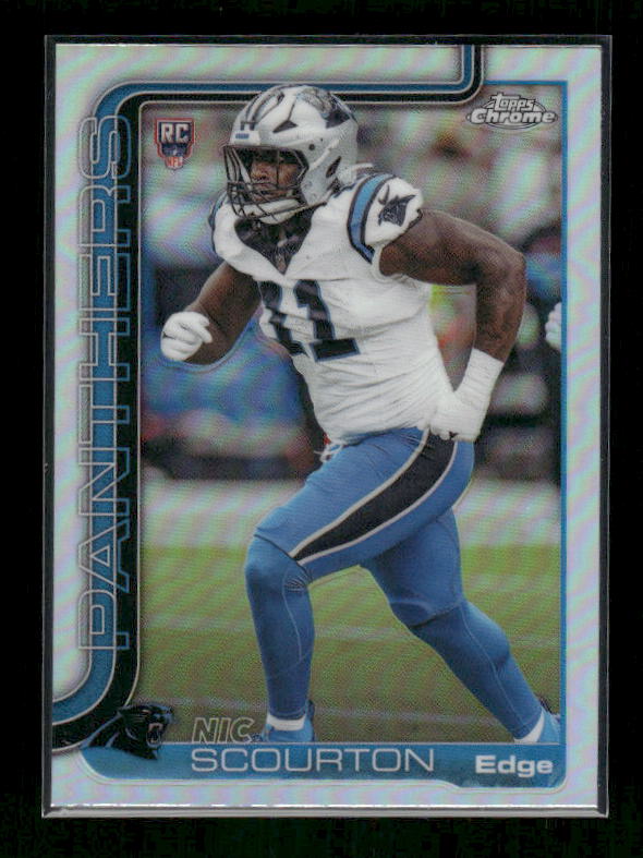 Nic Scourton - 2025 Topps Chrome Football - Refractor - Rookie
