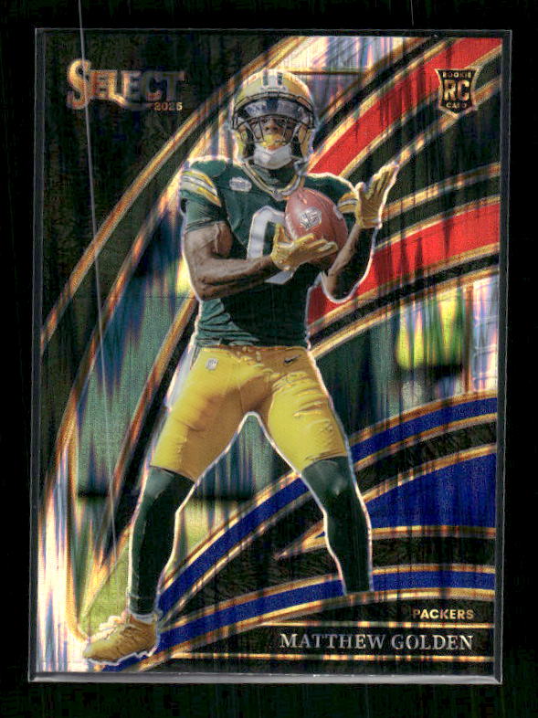 Matthew Golden - 2025 Select Football - Club Red & Blue Shock - Rookie