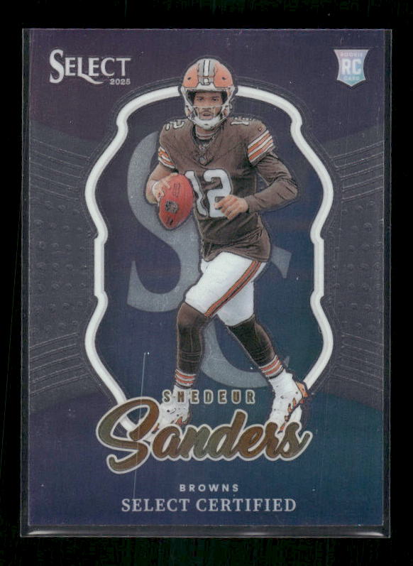 Shedeur Sanders - 2025 Select Football - Select Certified - Rookie