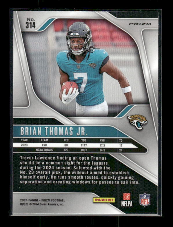 Brian Thomas Jr. - 2024 Prizm Football - Disco Prizm - Rookie