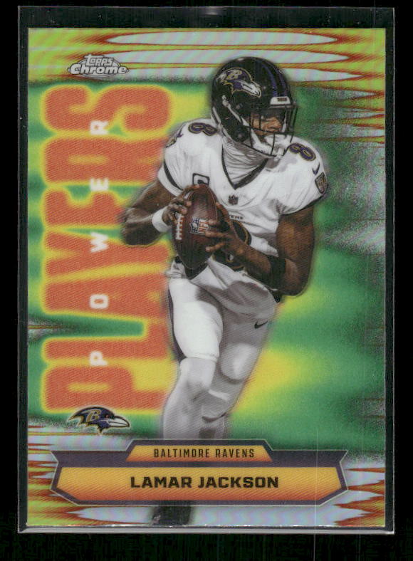 Lamar Jackson - 2025 Topps Chrome Football - Power Players Refractor