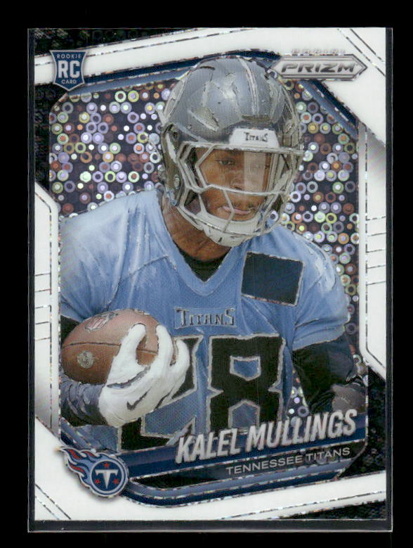 Kalel Mullings - 2025 Prizm Football - White Disco - Rookie