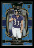 Tyler Loop - 2025 Select Football - Premier Level Light Blue Prizm /99 - Rookie