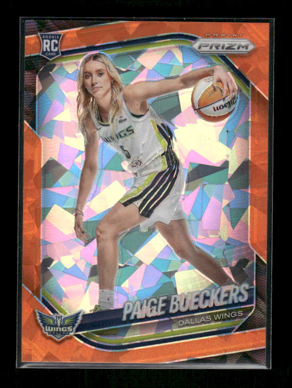 Paige Bueckers - 2025 Prizm WNBA - Orange Ice - Rookie Variation