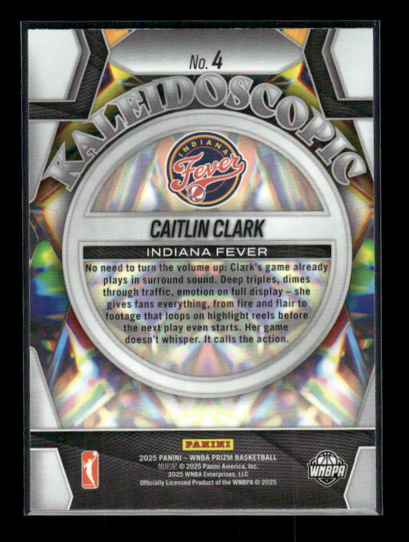 Caitlin Clark - 2025 Prizm WNBA - Kaleidoscopic