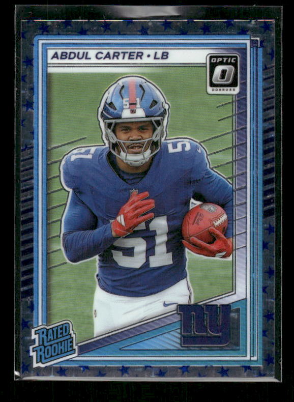 Abdul Carter - 2025 Donruss Optic Football - Stars - Rated Rookie