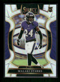 Malaki Starks - 2025 Select Football - Silver Prizm - Rookie