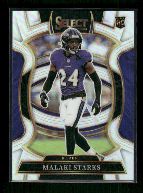 Malaki Starks - 2025 Select Football - Silver Prizm - Rookie