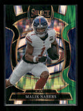 Malik Nabers - 2025 Select Football - Black & Green Shock - Rookie