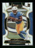 Omarion Hampton - 2025 Select Football - Silver Prizm - Rookie