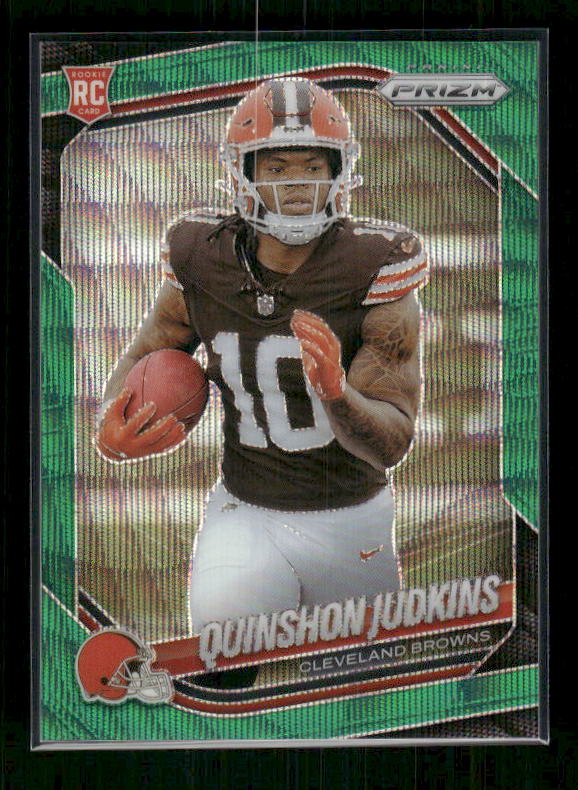 Quinshon Judkins - 2025 Prizm Football - Green Wave Prizm - Rookie