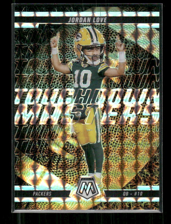 Jordan Love - 2025 Mosaic Football - Mosaic Prizm Touchdown Masters