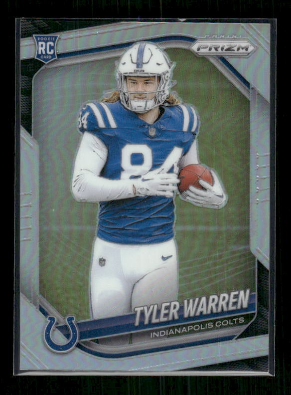 Tyler Warren - 2025 Prizm Football - Silver Prizm - Rookie